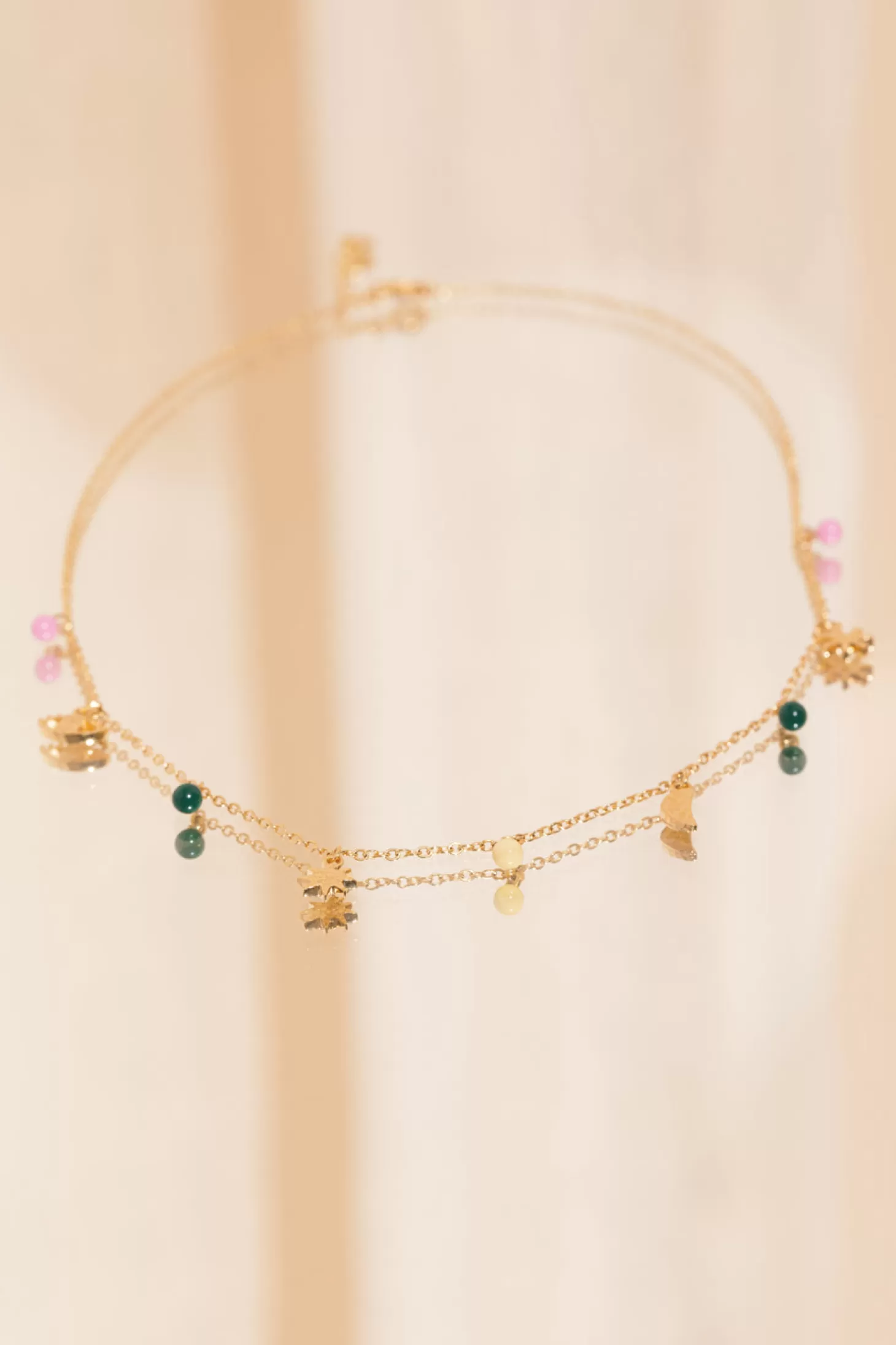 Des Petits Hauts Feeka Jewellery X DPH* ophelia stone * bracelet Absinthe/cosmos