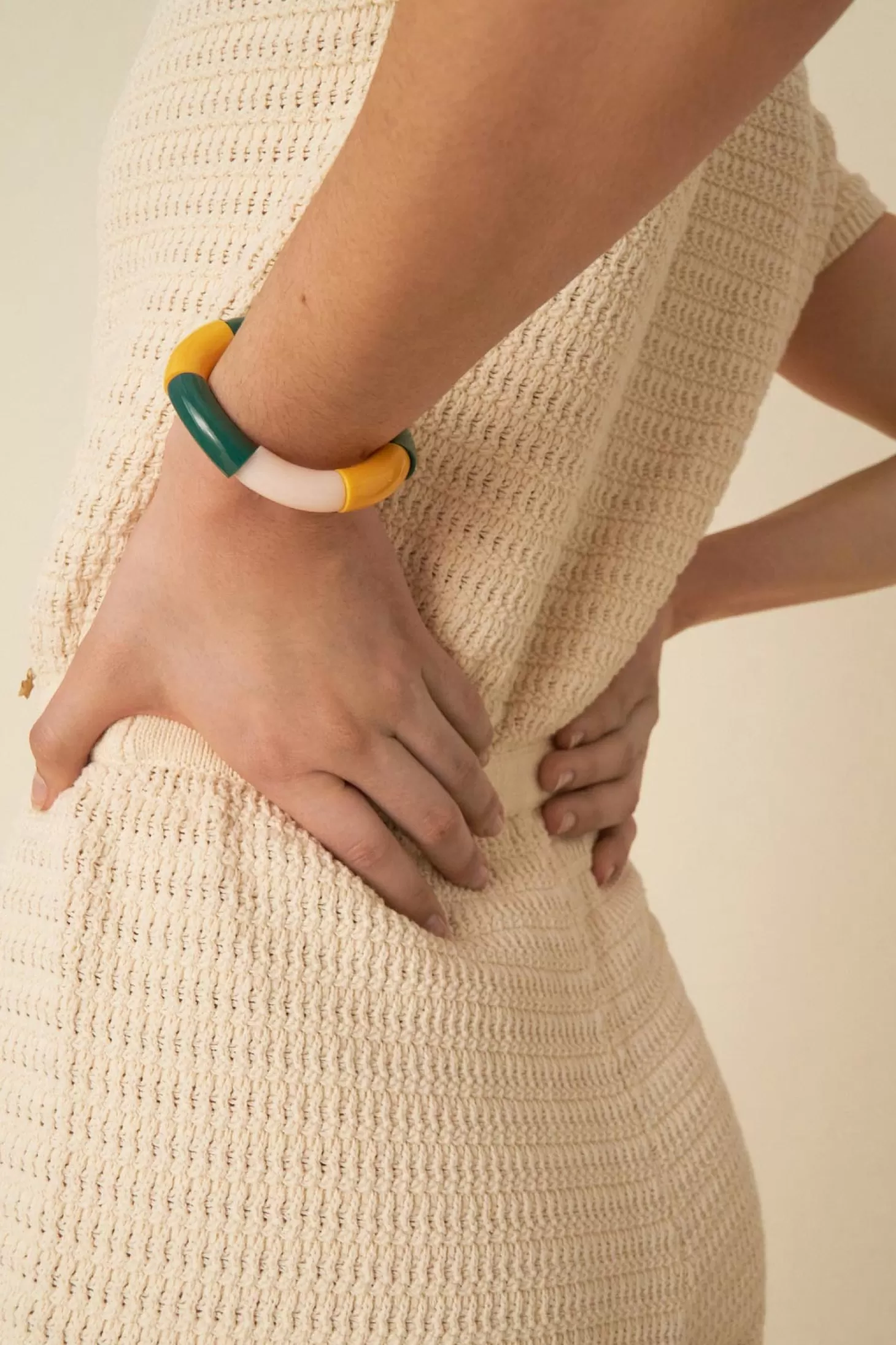 Des Petits Hauts Feeka Jewellery X DPH | View All* paddy resin * bracelet Absinthe/cosmos