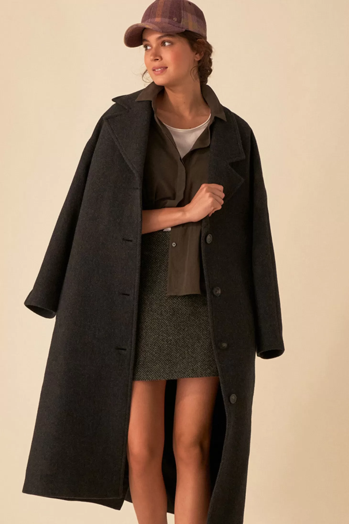 Des Petits Hauts French Toast Wardrobe | Coats & Jackets* nevada coat Anthracite