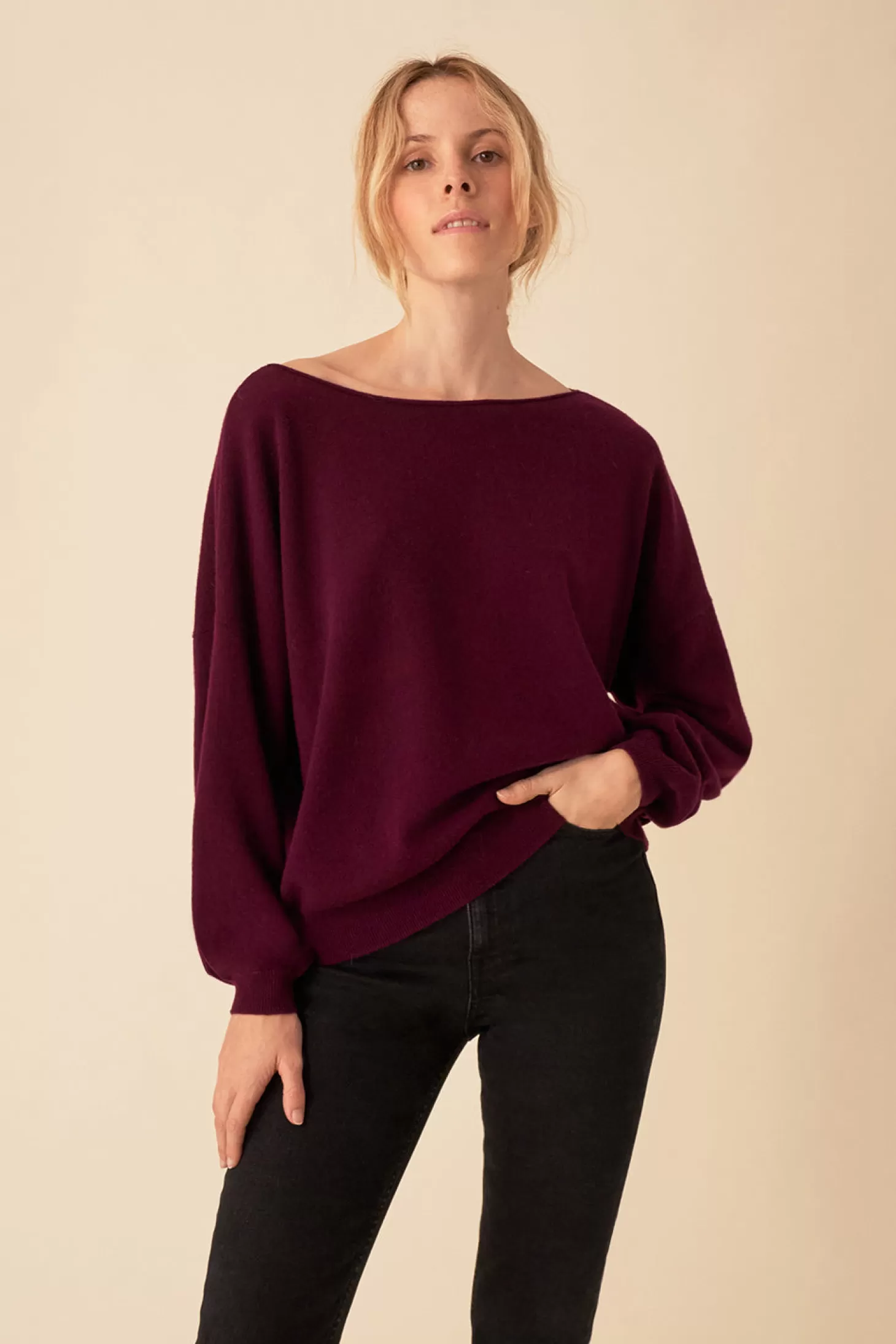 Des Petits Hauts 100% Merinos Knitwear | Jumpers & Cardigans* aragone jumper Blueberry