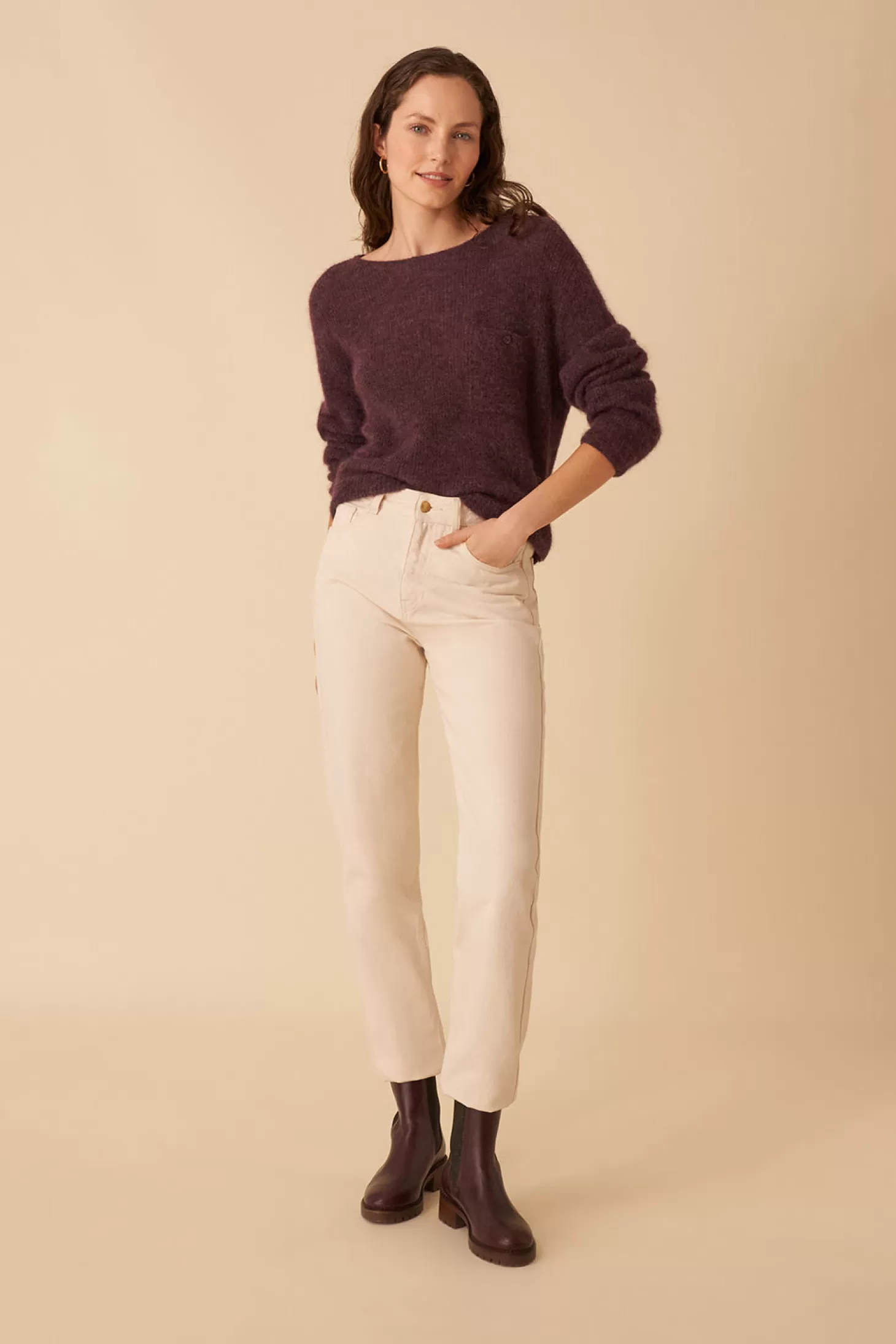 Des Petits Hauts Jumpers & Cardigans* doctave jumper Blueberry