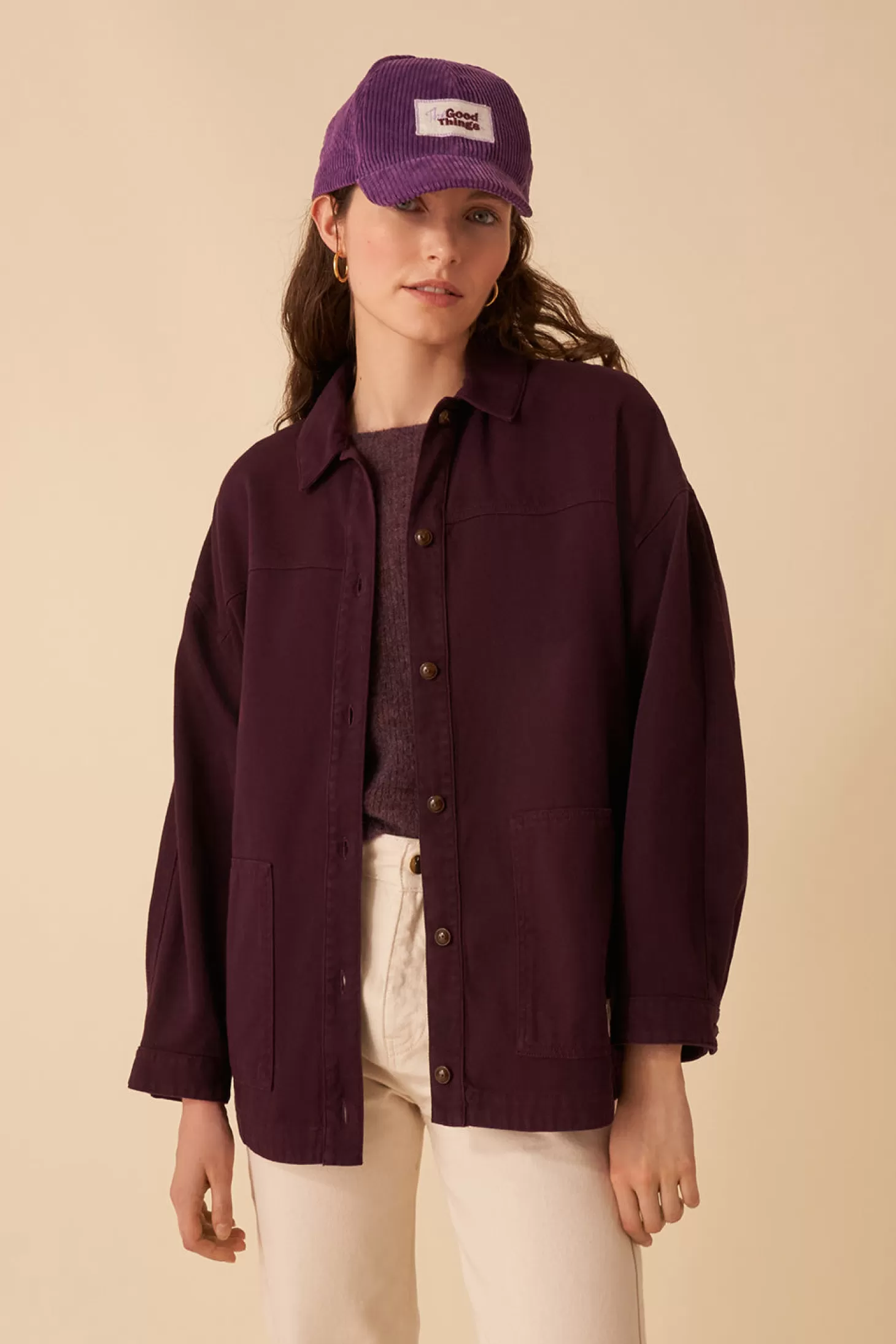 Des Petits Hauts Coats & Jackets* elmita jacket Blueberry