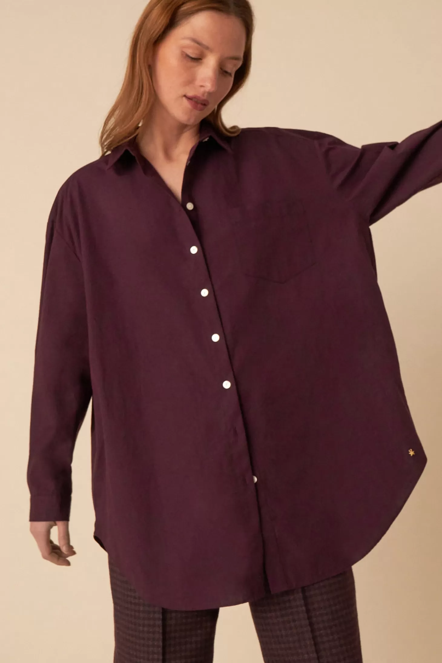 Des Petits Hauts French Toast Wardrobe | Shirts & Blouses | View All* sesame shirt Blueberry