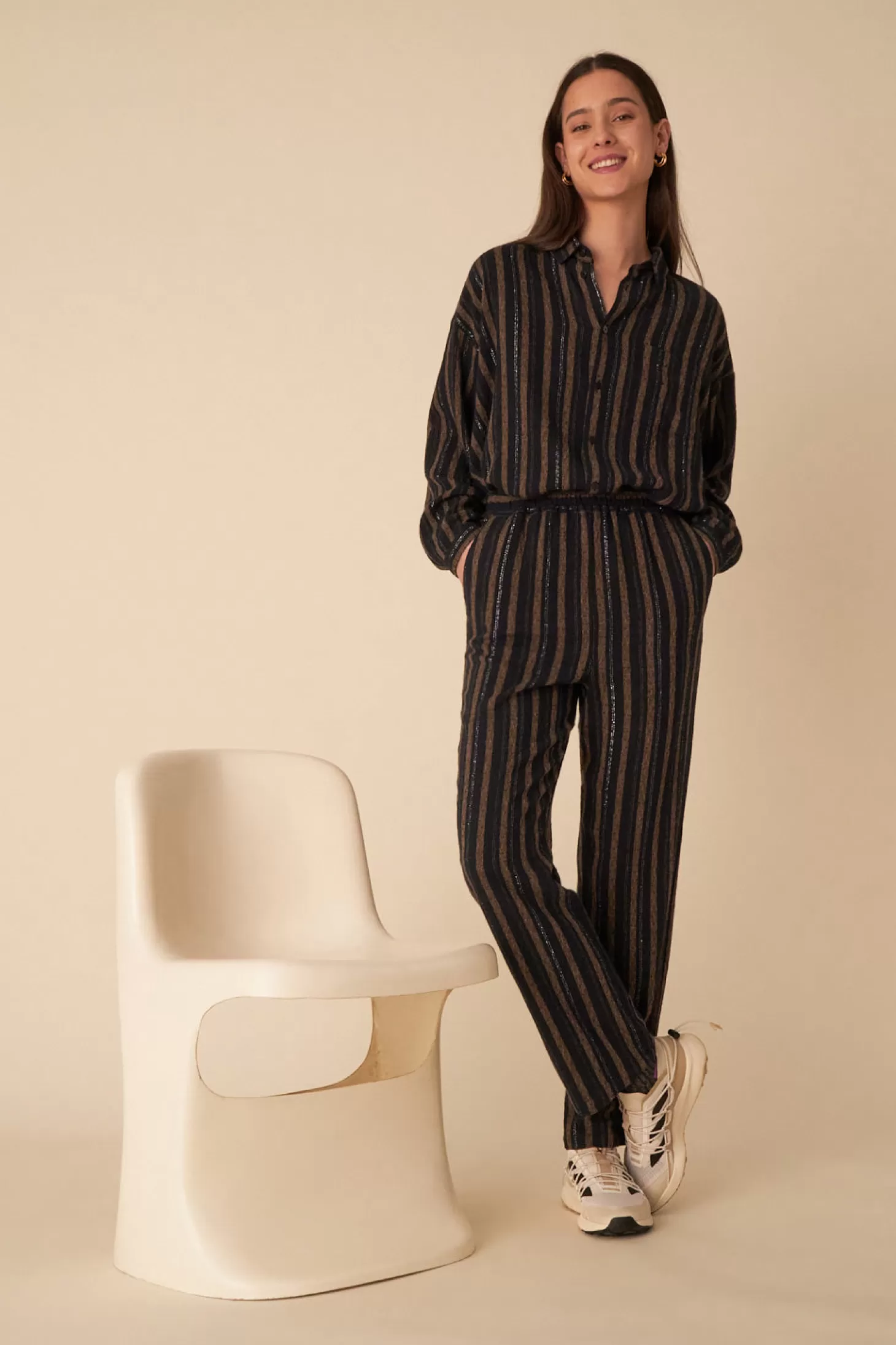 Des Petits Hauts French Toast Wardrobe | Trousers & Jumpsuits | View All*bonnie etretat striped trousers Rayure bonnie