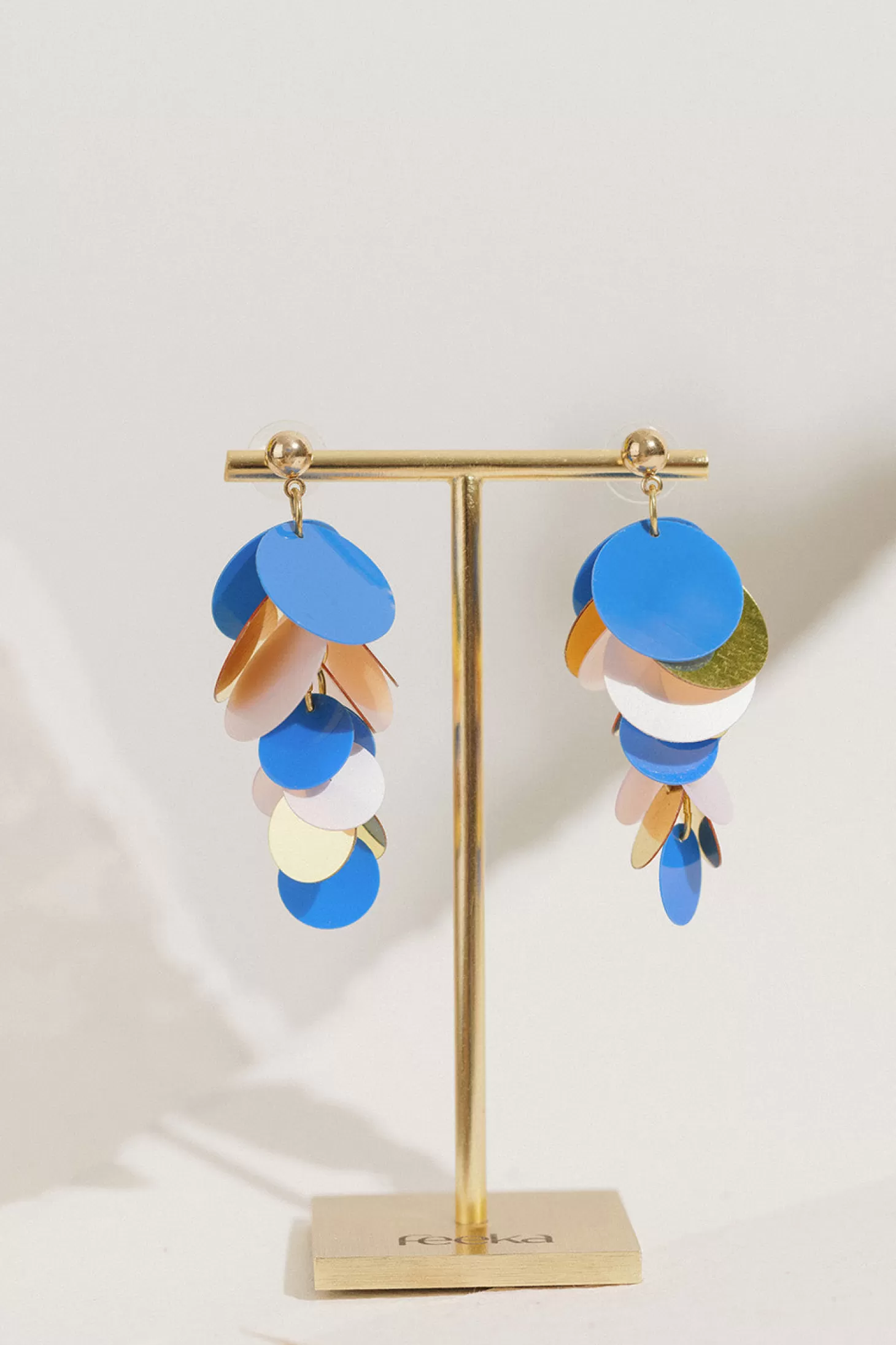 Des Petits Hauts Festive Capsule | Feeka Jewellery X DPH | View All*Boucles D'Oreilles Pistal  Marine Or Poudre