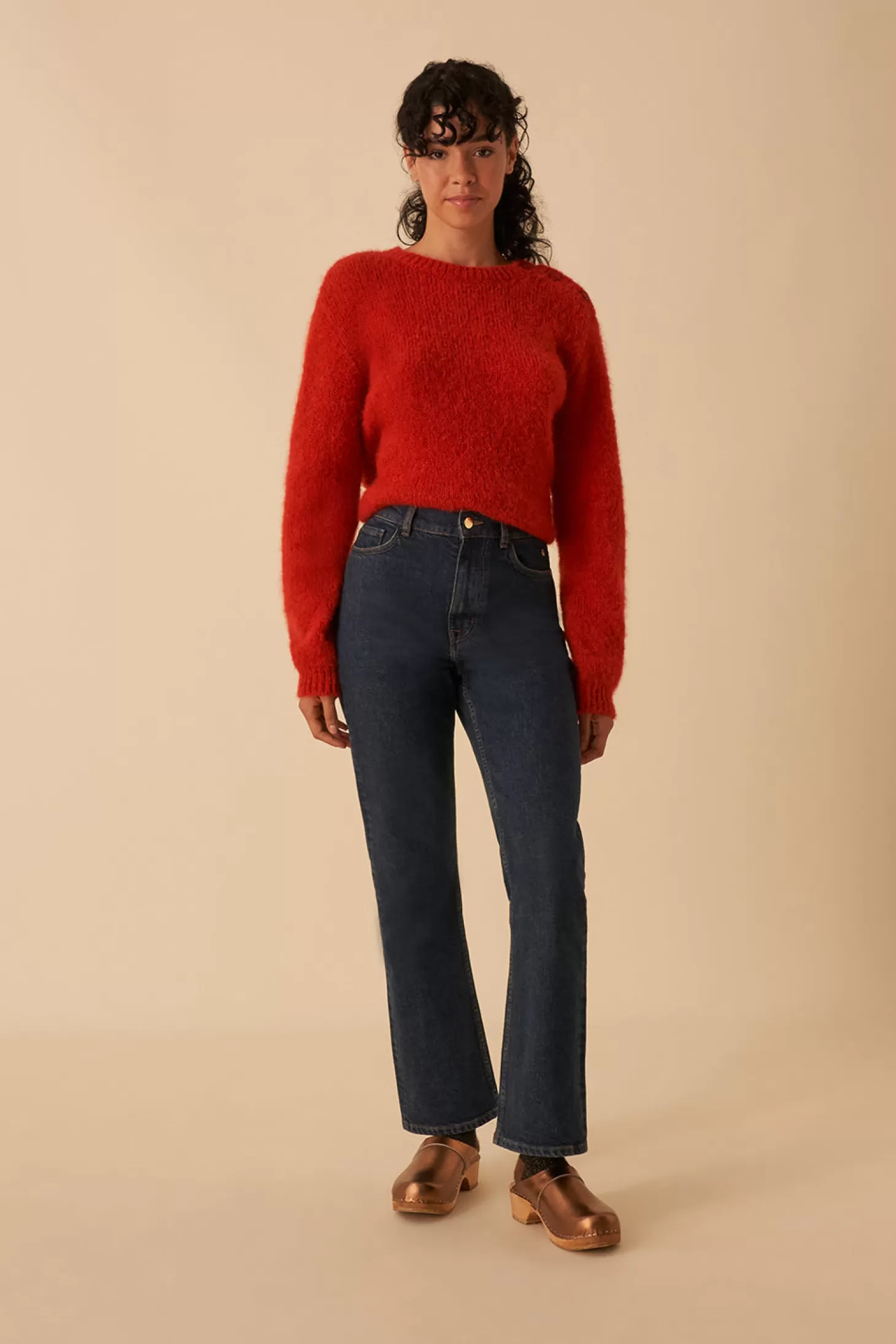 Des Petits Hauts Givrée Wardrobe | Jumpers & Cardigans | View All* dune jumper Braise