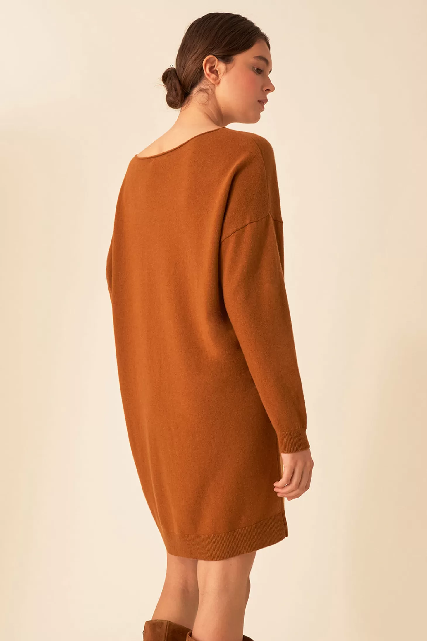 Des Petits Hauts 100% Merinos Knitwear | Dresses & Skirts* aremi dress Bretzel