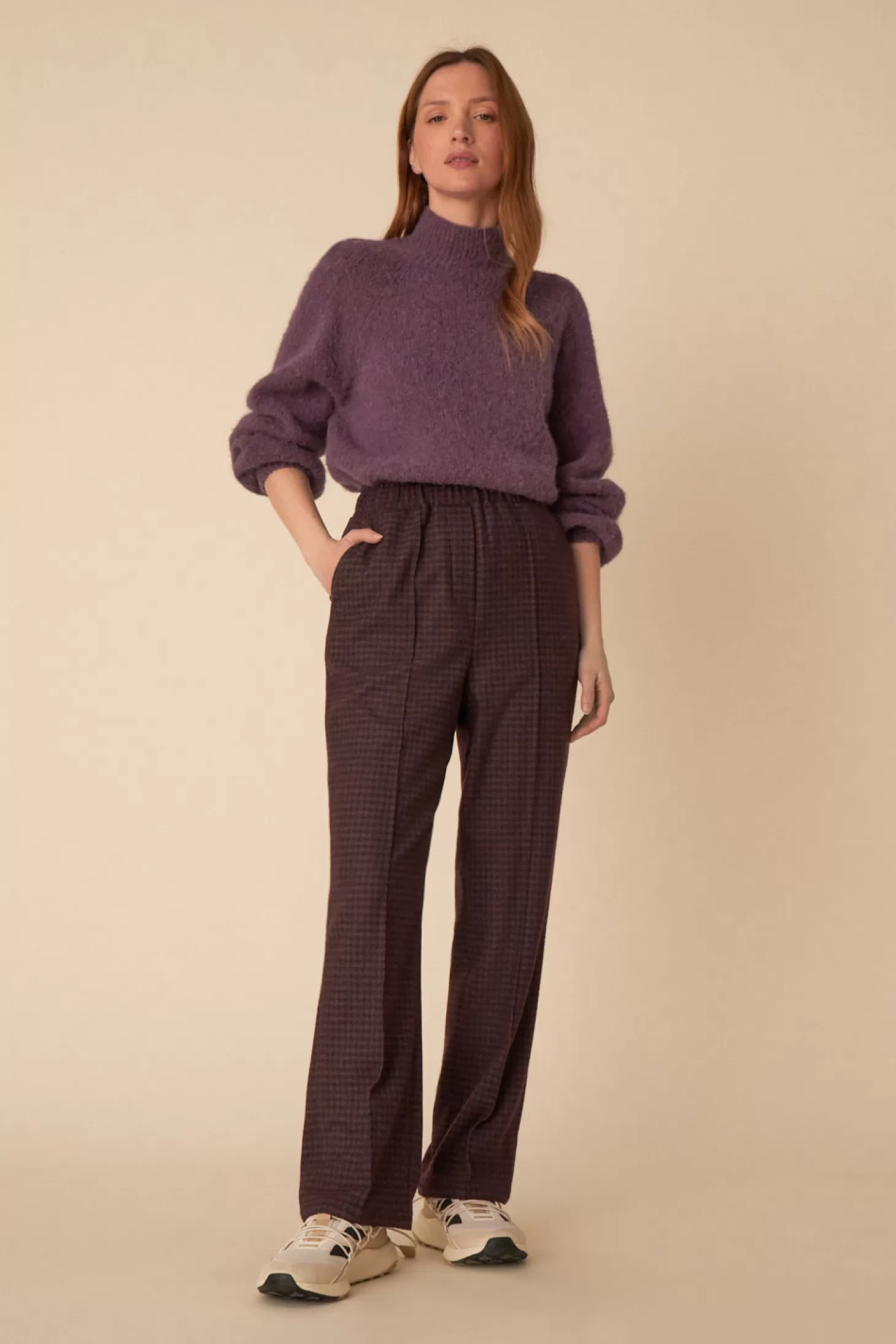 Des Petits Hauts French Toast Wardrobe | Trousers & Jumpsuits | View All*bridget checked sabado trousers Carreaux bridget