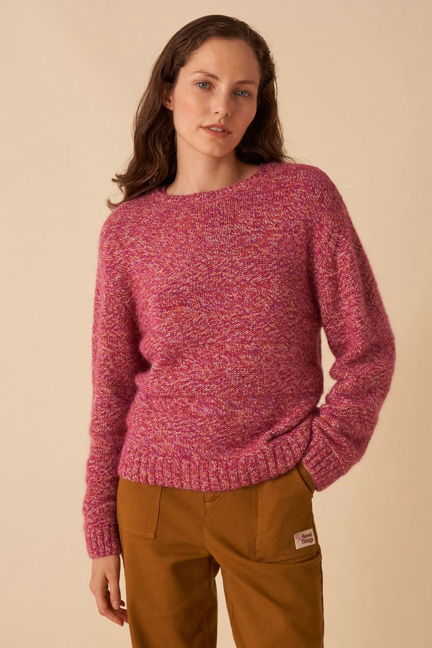 Des Petits Hauts Givrée Wardrobe | Jumpers & Cardigans | View All* brioche jumper Crush twist