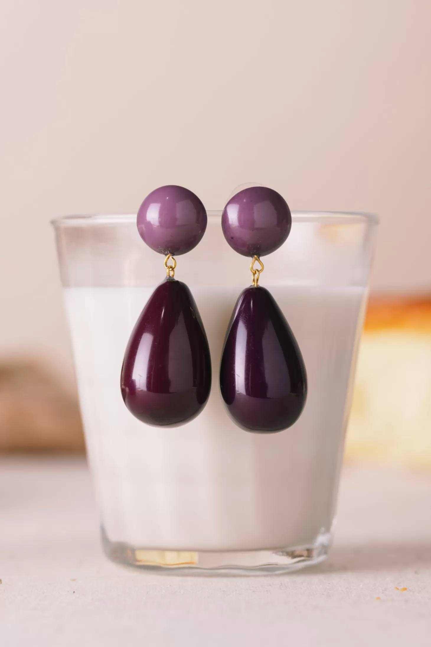 Des Petits Hauts Feeka Jewellery X DPH*earrings gilia Blueberry/violette