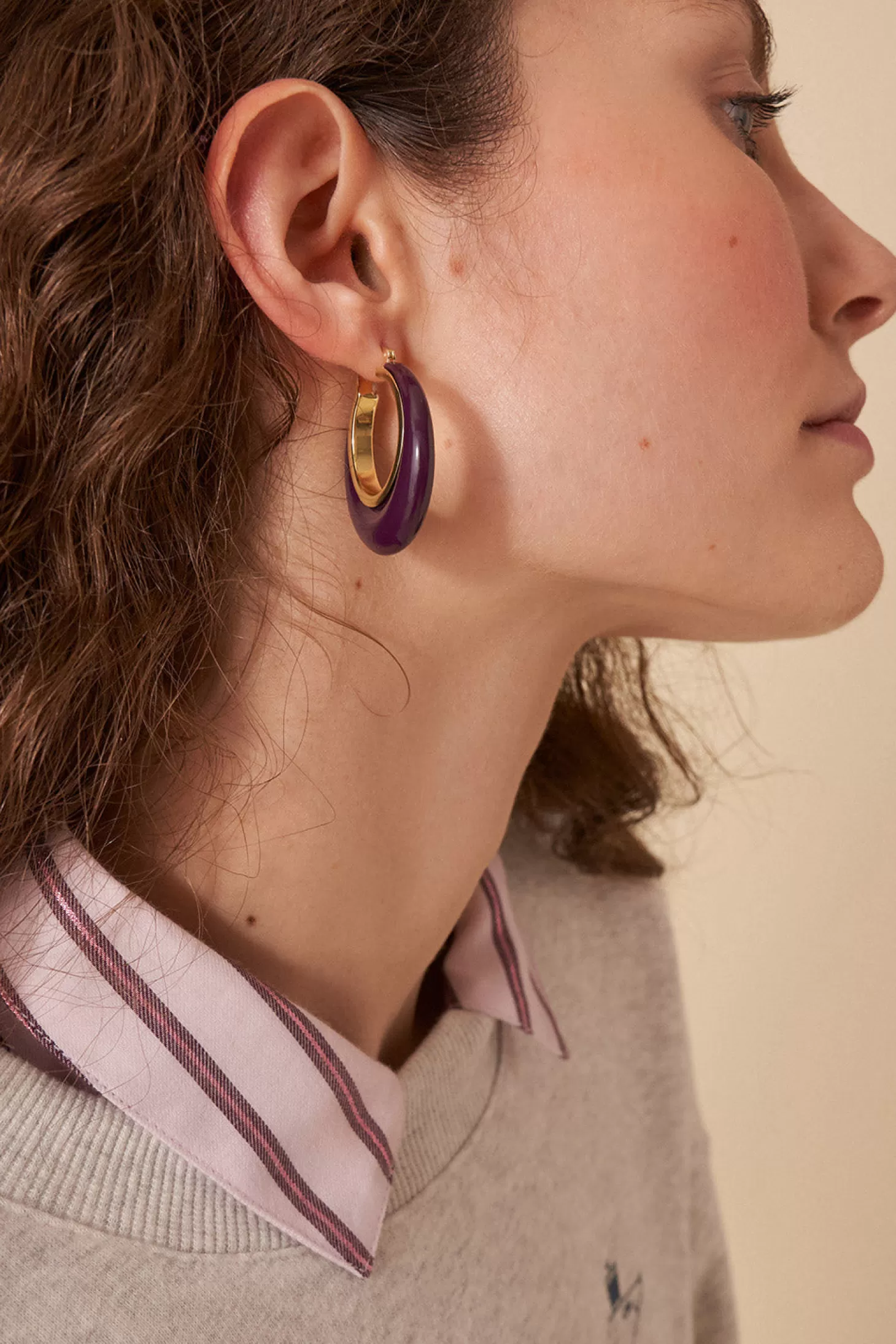 Des Petits Hauts Feeka Jewellery X DPH*earrings nastasia Blueberry