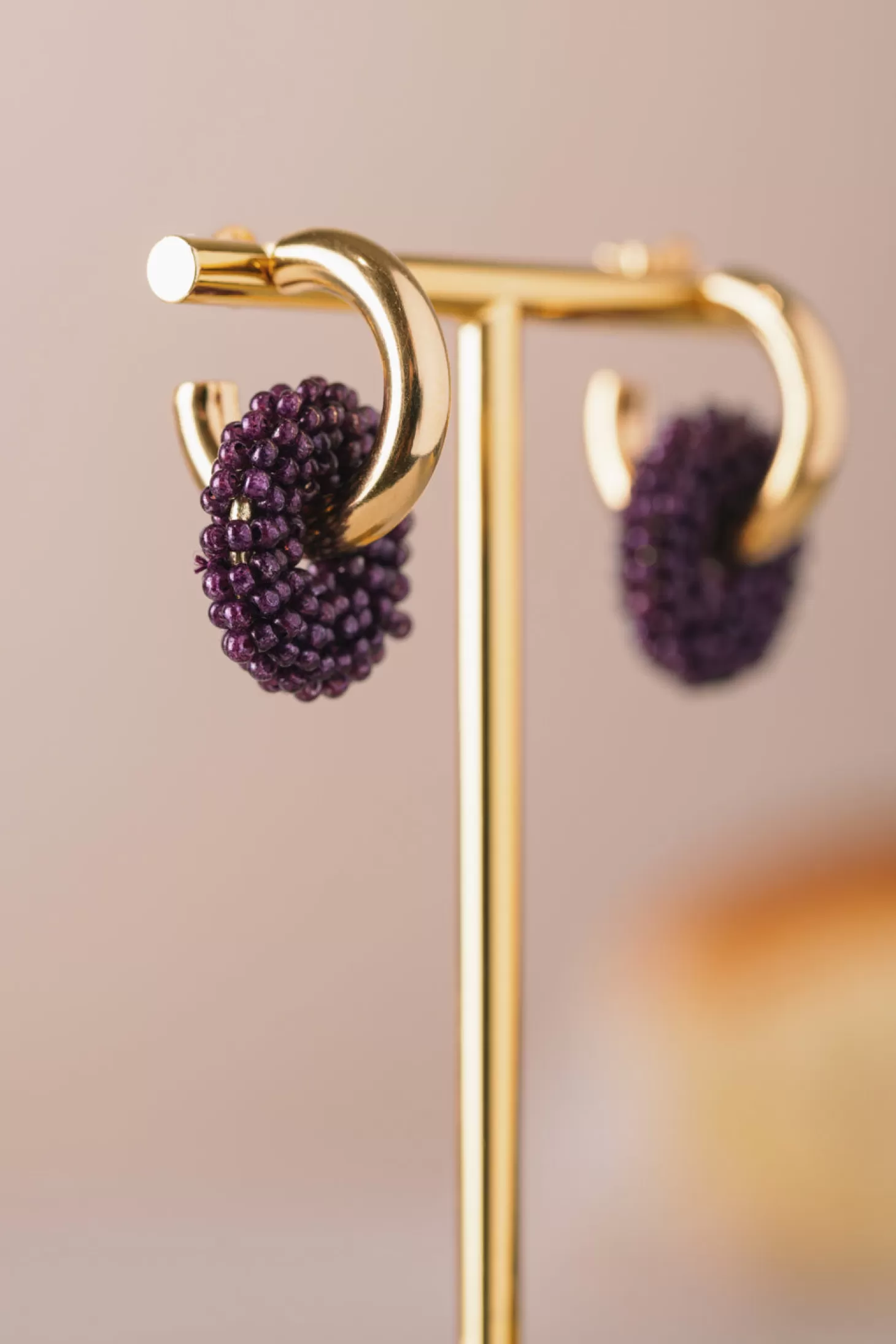 Des Petits Hauts Feeka Jewellery X DPH*earrings paully Blueberry