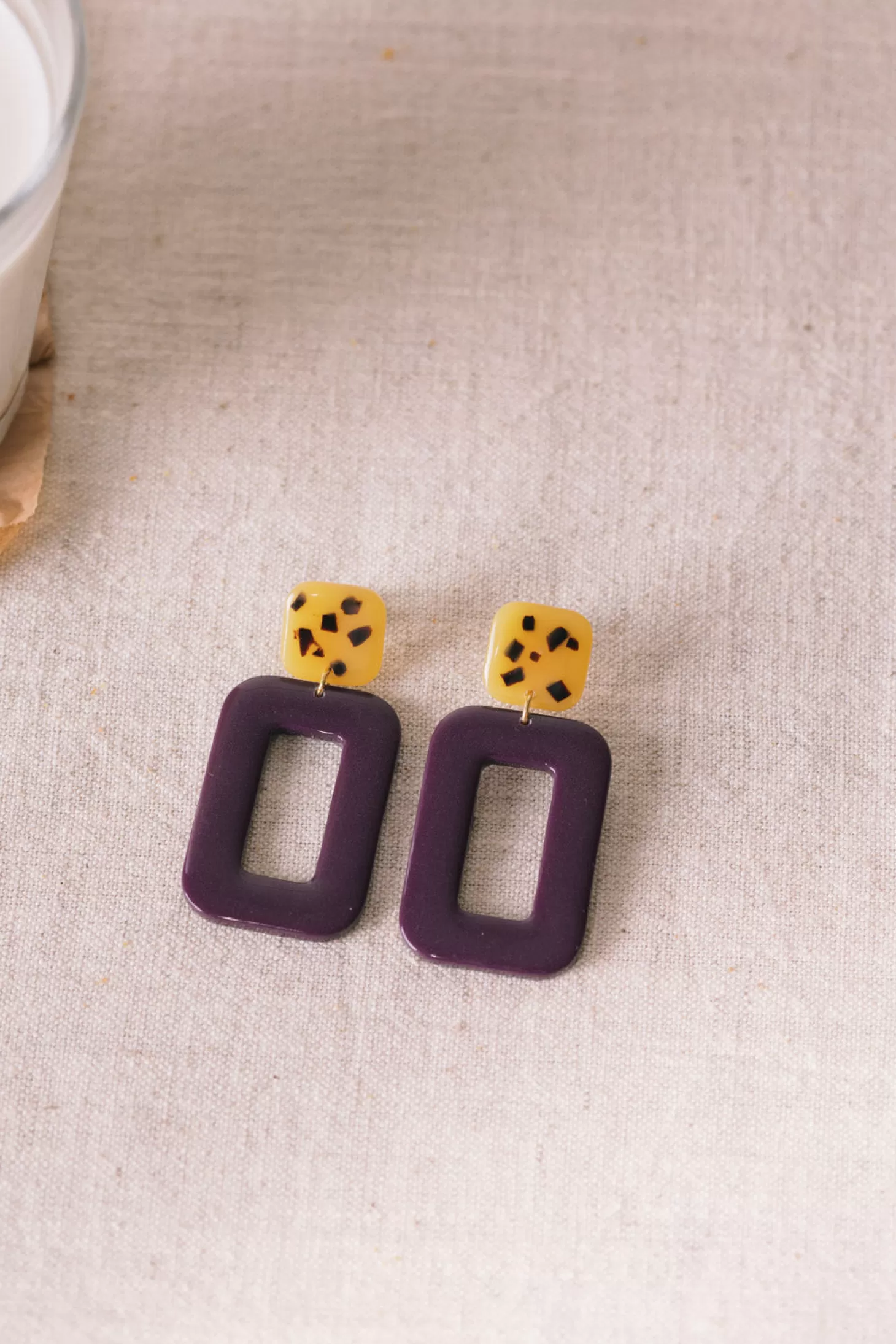 Des Petits Hauts Feeka Jewellery X DPH*earrings precious Leopard/blueberry