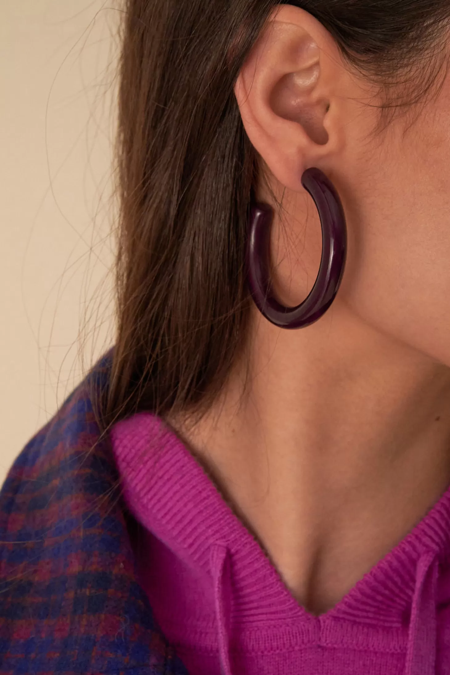 Des Petits Hauts Feeka Jewellery X DPH*earrings yaelle Blueberry