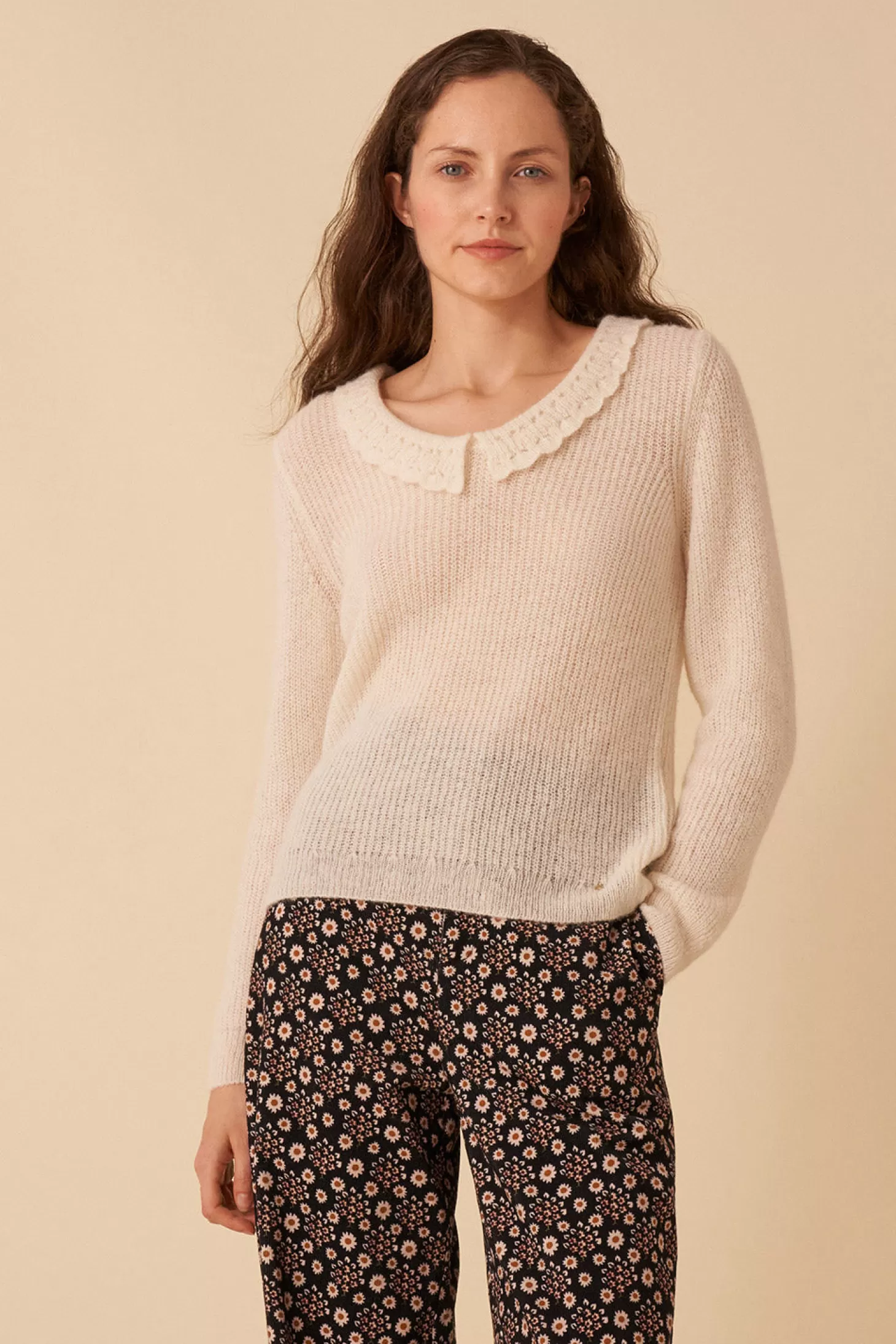 Des Petits Hauts Jumpers & Cardigans | View All* charlette jumper Ecru