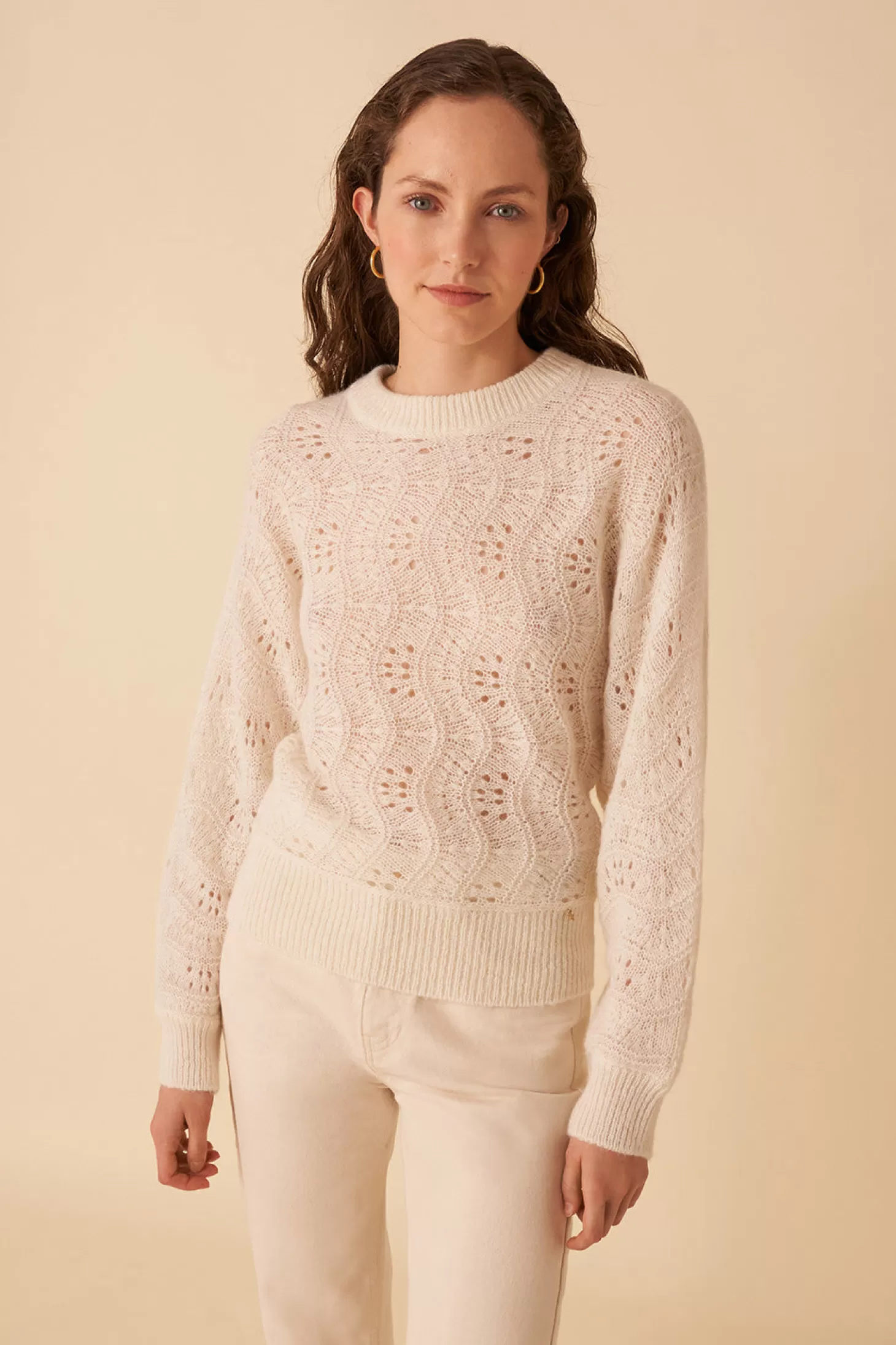 Des Petits Hauts Jumpers & Cardigans | View All* chase jumper Ecru