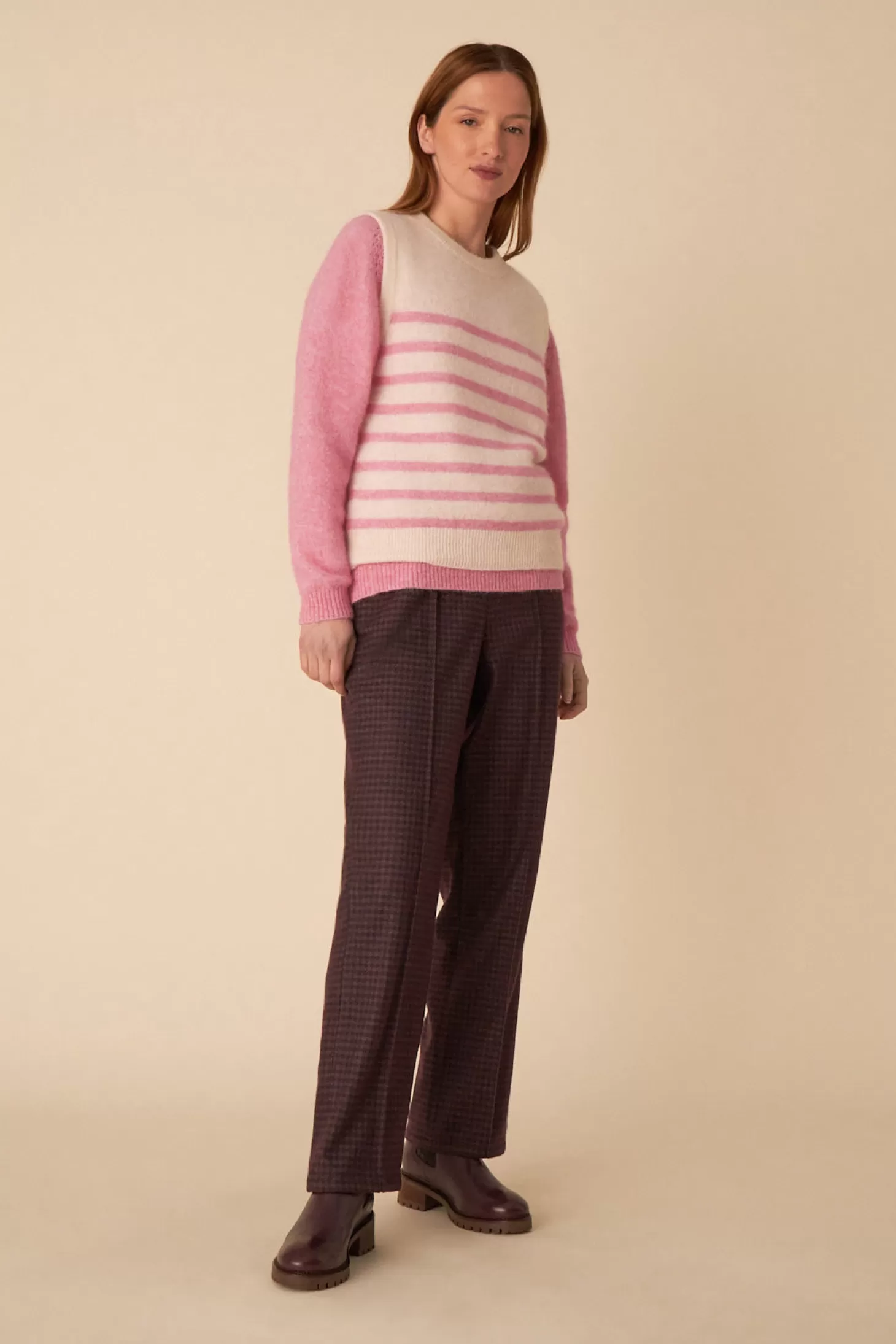 Des Petits Hauts Jumpers & Cardigans | View All* alivie jumper Ecru/guimauve