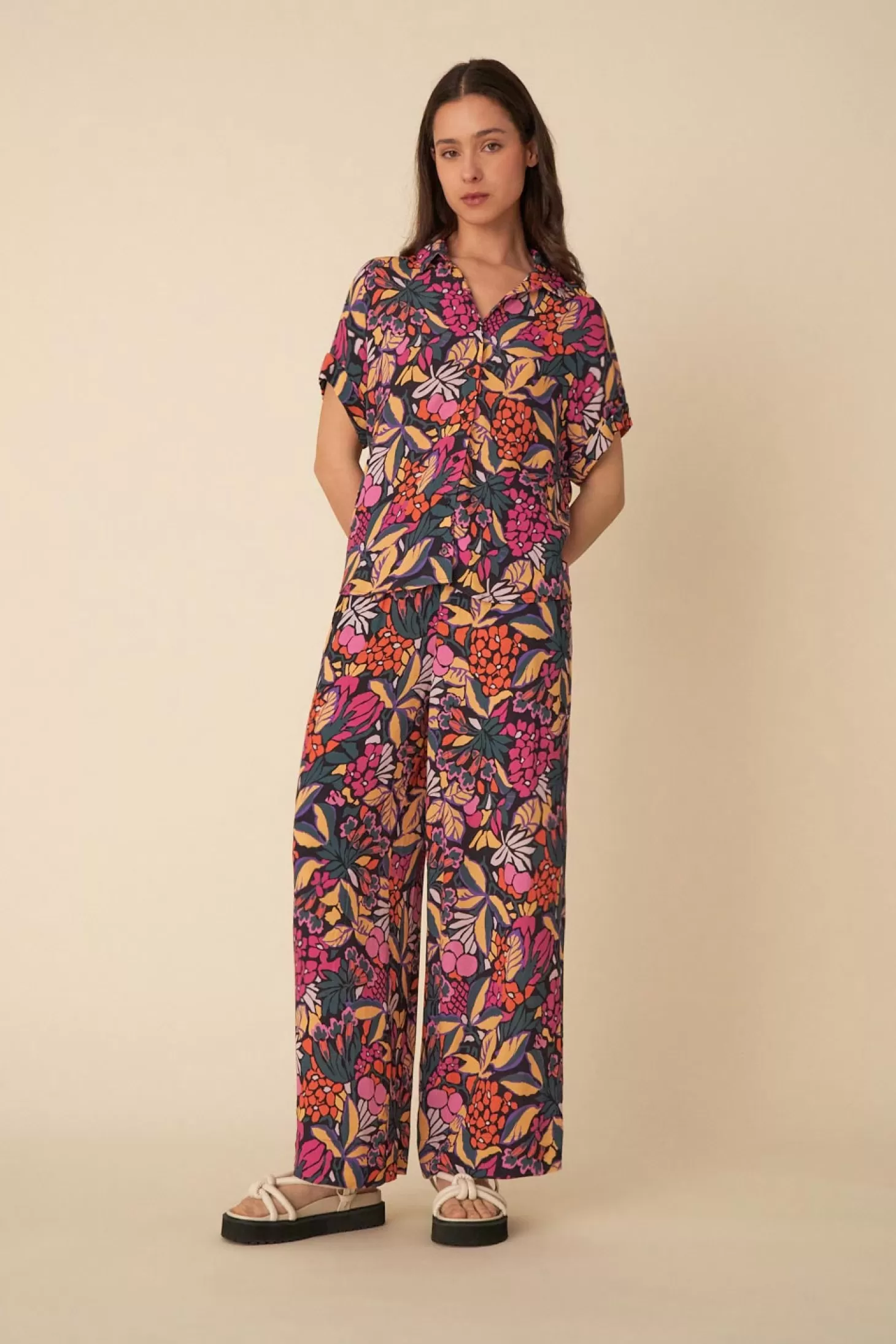 Des Petits Hauts The Prints | Trousers & Jumpsuits* enroma trousers Joia