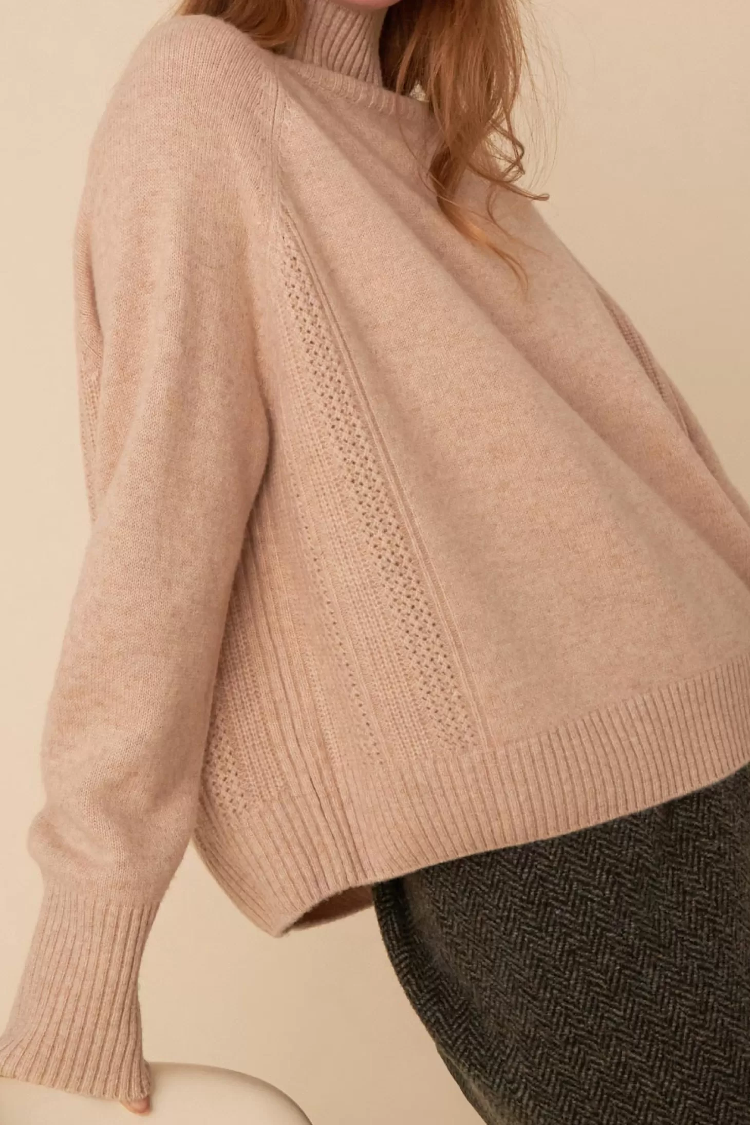 Des Petits Hauts 100% Merinos Knitwear | Jumpers & Cardigans* aramis jumper Latte