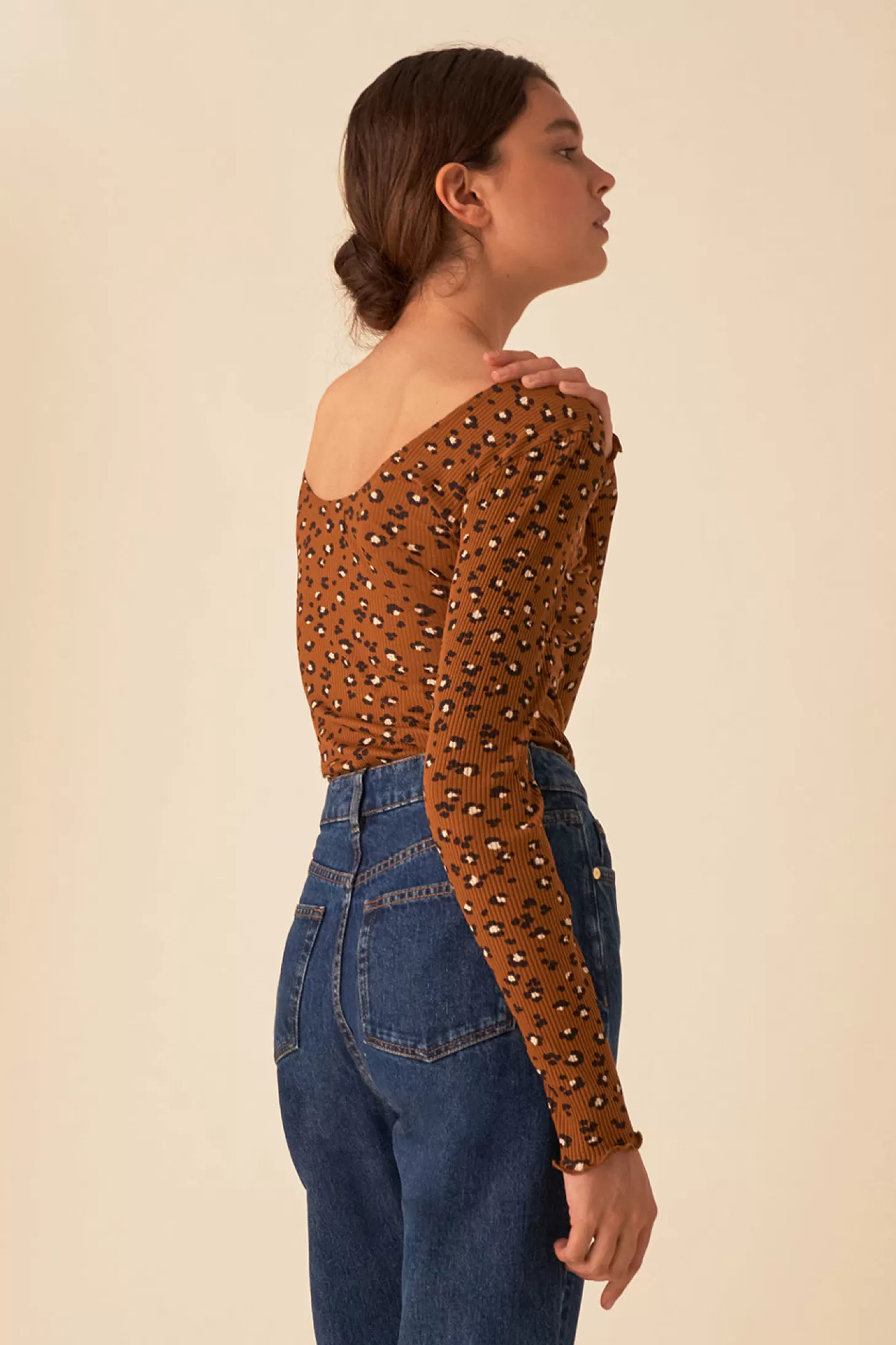 Des Petits Hauts French Toast Wardrobe | T-shirts & Sweatshirts | The Prints* haivy bodysuit Leopard