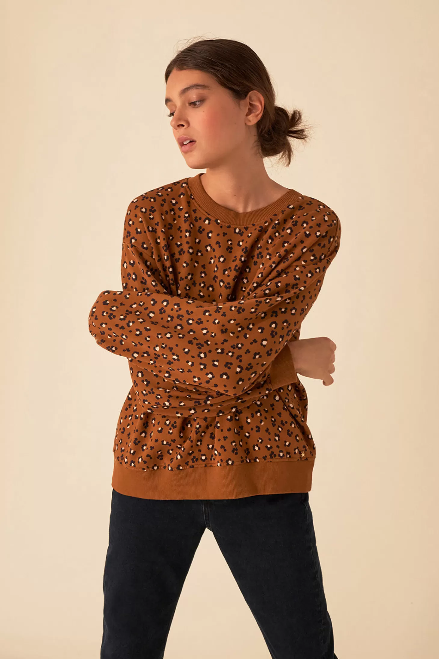 Des Petits Hauts French Toast Wardrobe | The Prints | T-shirts & Sweatshirts* hanita sweatshirt Leopard