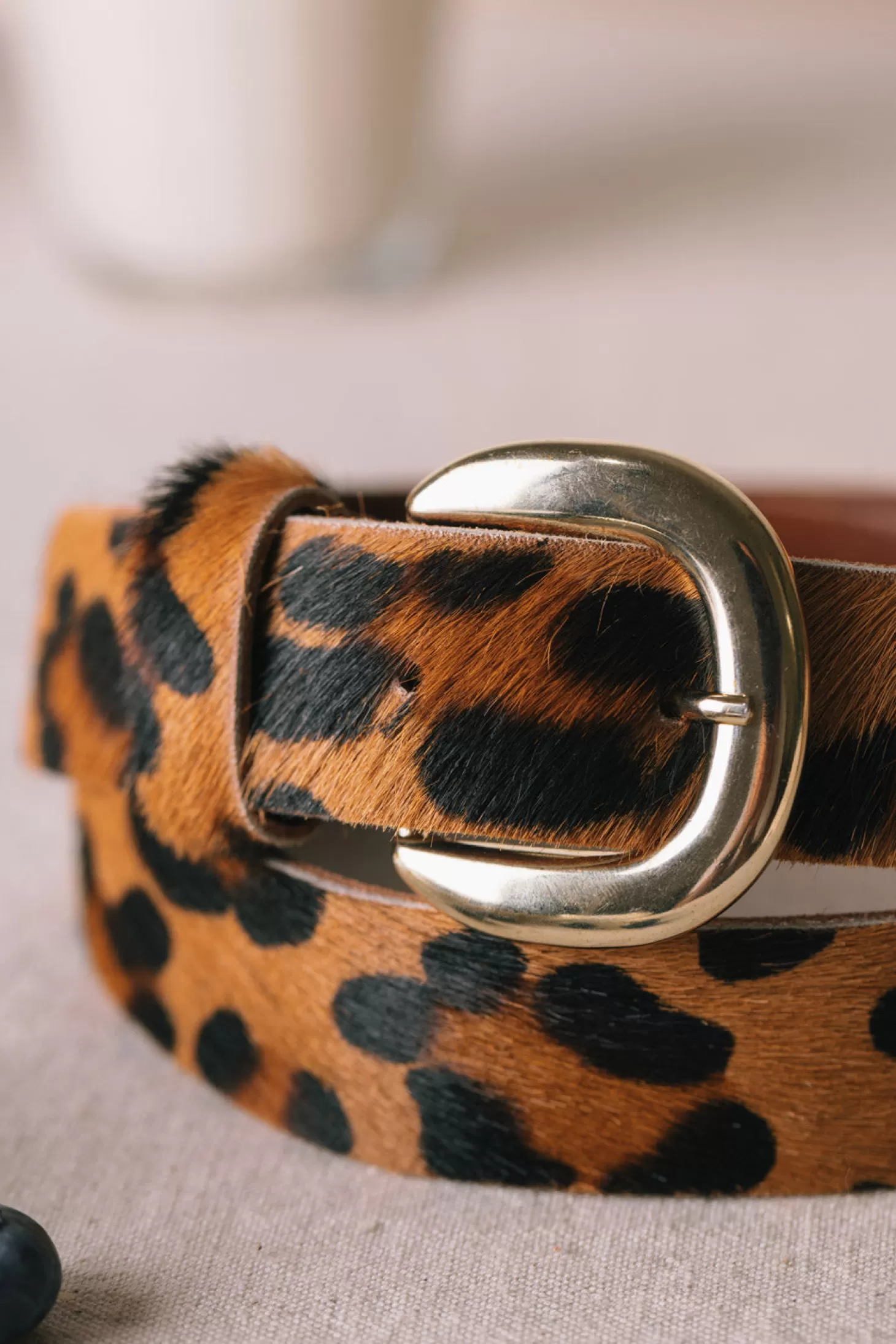 Des Petits Hauts Belts* leontin belt Leopard