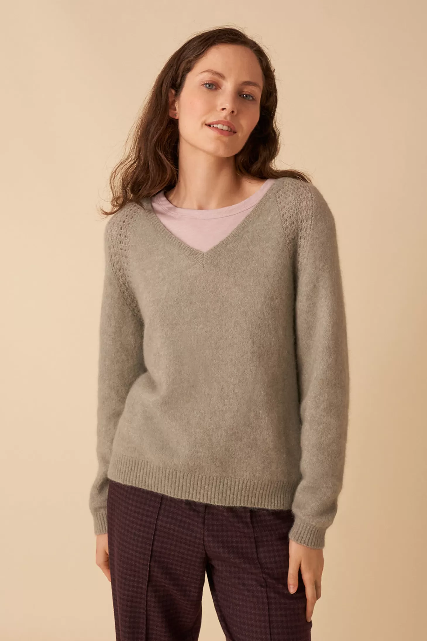 Des Petits Hauts Jumpers & Cardigans* alby jumper Matcha