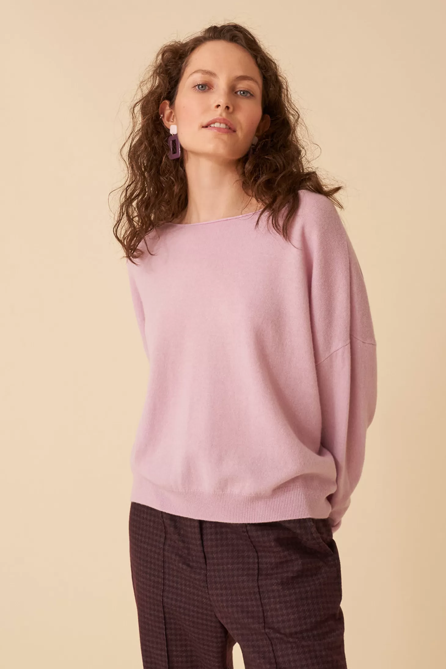 Des Petits Hauts 100% Merinos Knitwear | Jumpers & Cardigans | View All* aragone jumper Milkshake