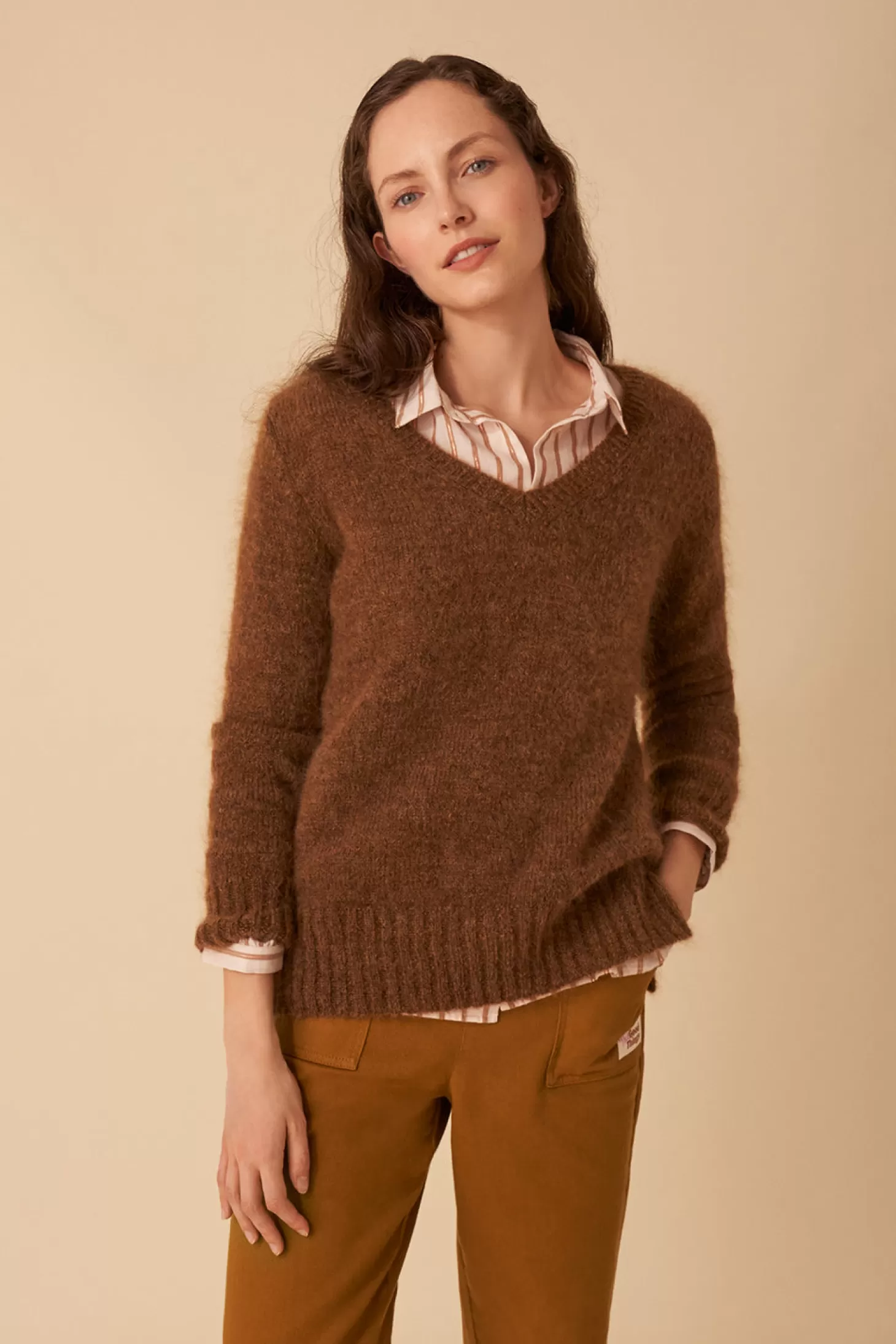 Des Petits Hauts Jumpers & Cardigans | View All* berton jumper Moka