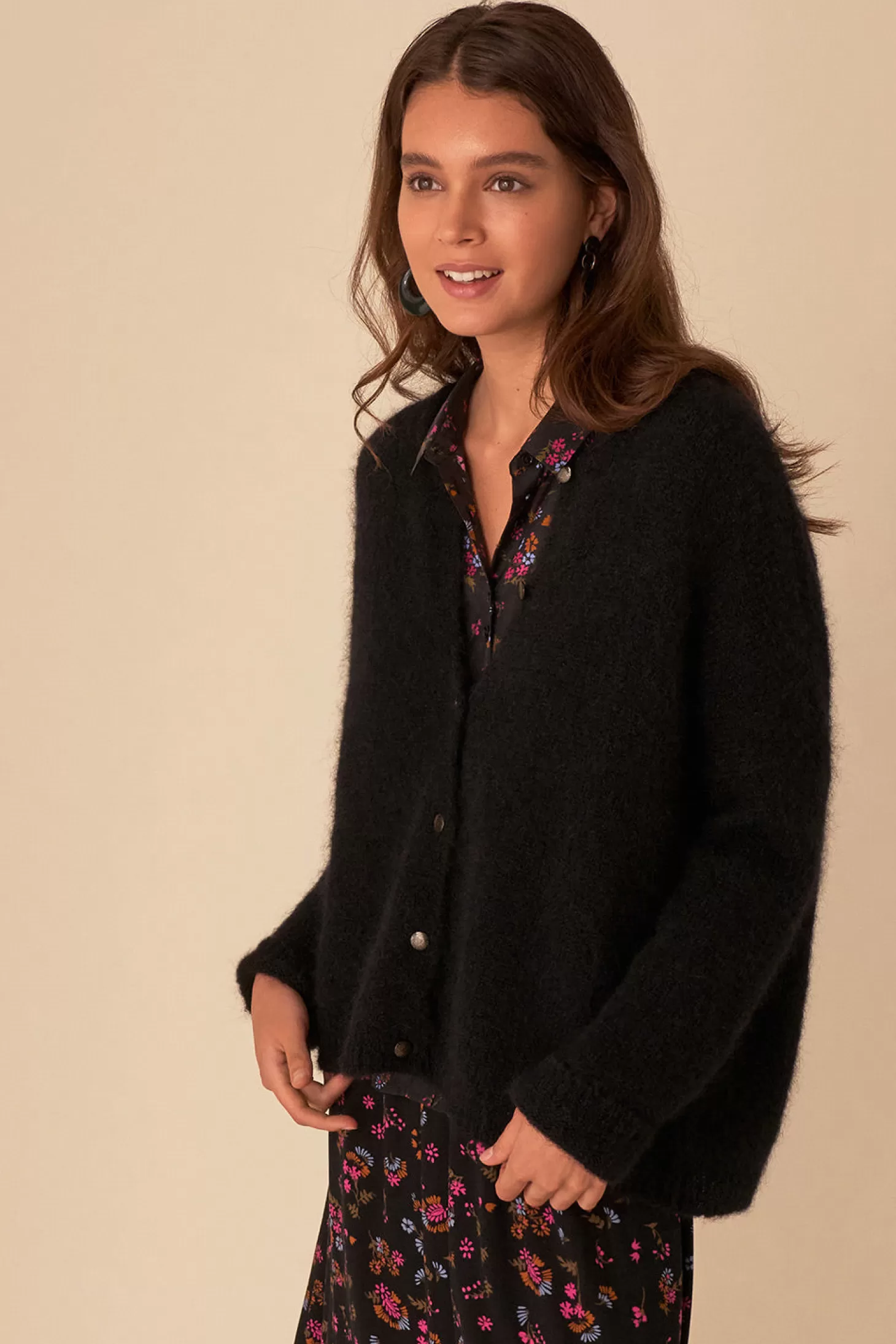 Des Petits Hauts Jumpers & Cardigans* bea cardigan Pavot