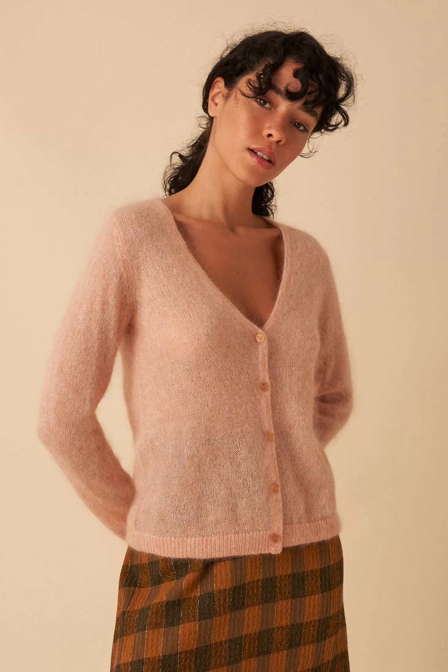 Des Petits Hauts Jumpers & Cardigans | View All* ashley cardigan Poudre