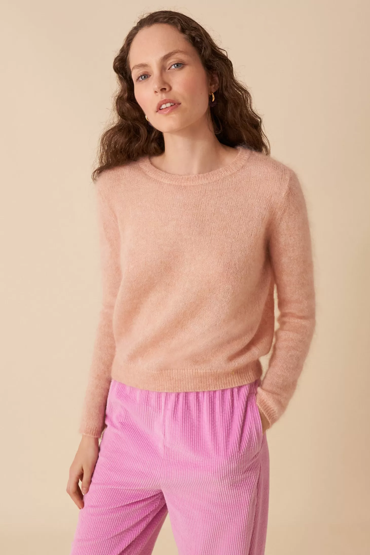 Des Petits Hauts Jumpers & Cardigans*poudre ashtone jumper Powder