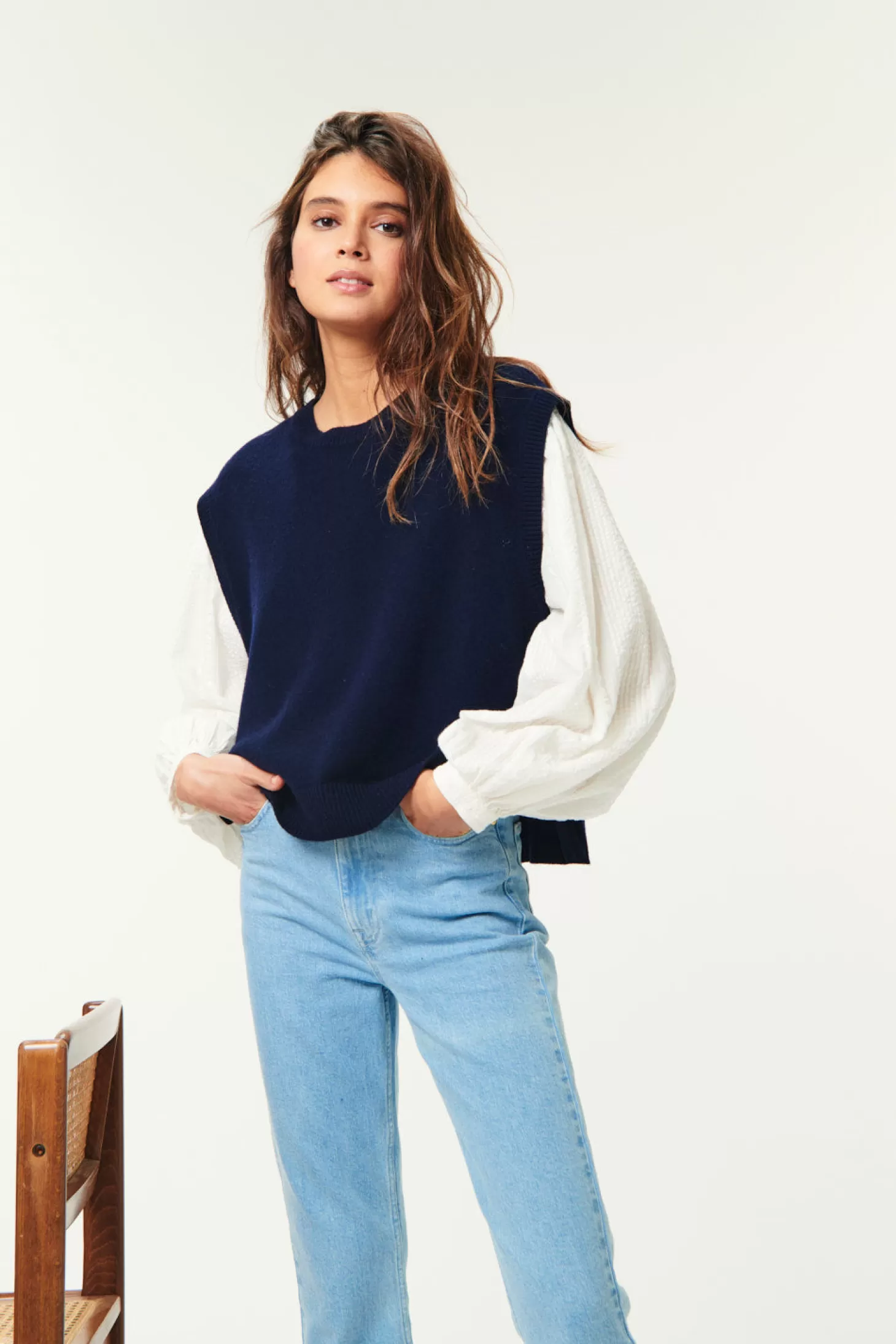 Des Petits Hauts *Pull Autis Marine