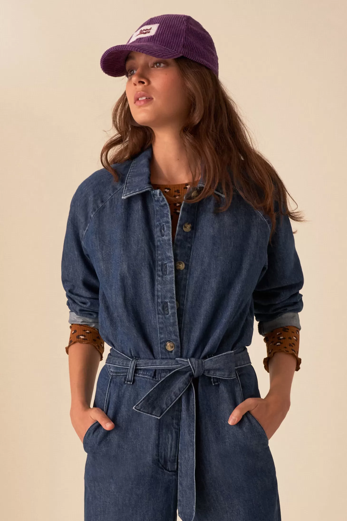 Des Petits Hauts French Toast Wardrobe | Denim | Trousers & Jumpsuits | View All*stonewashed blue denim loustik jumpsuit Denim bleu stone