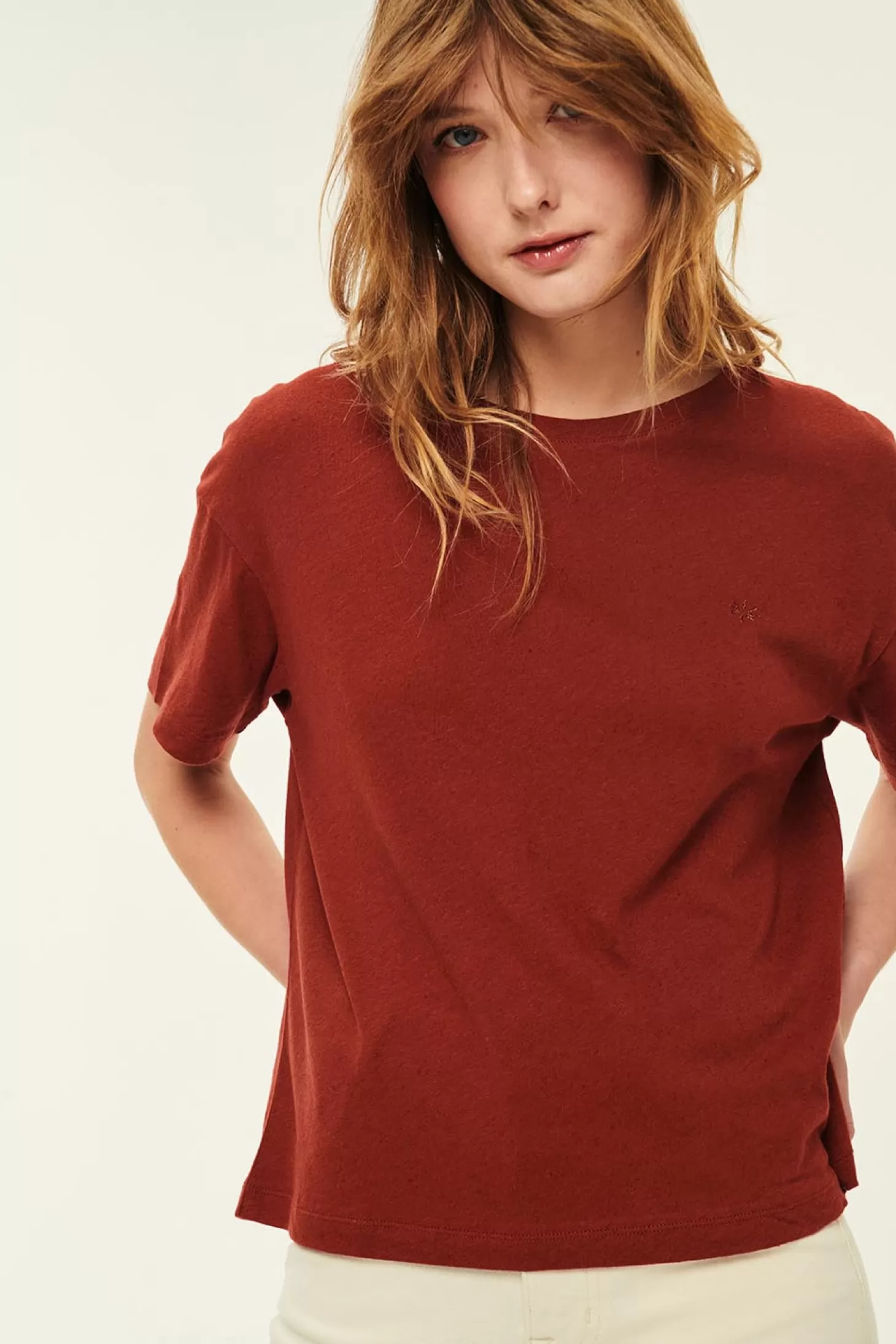 Des Petits Hauts *Tee-shirt Jenna Pecan