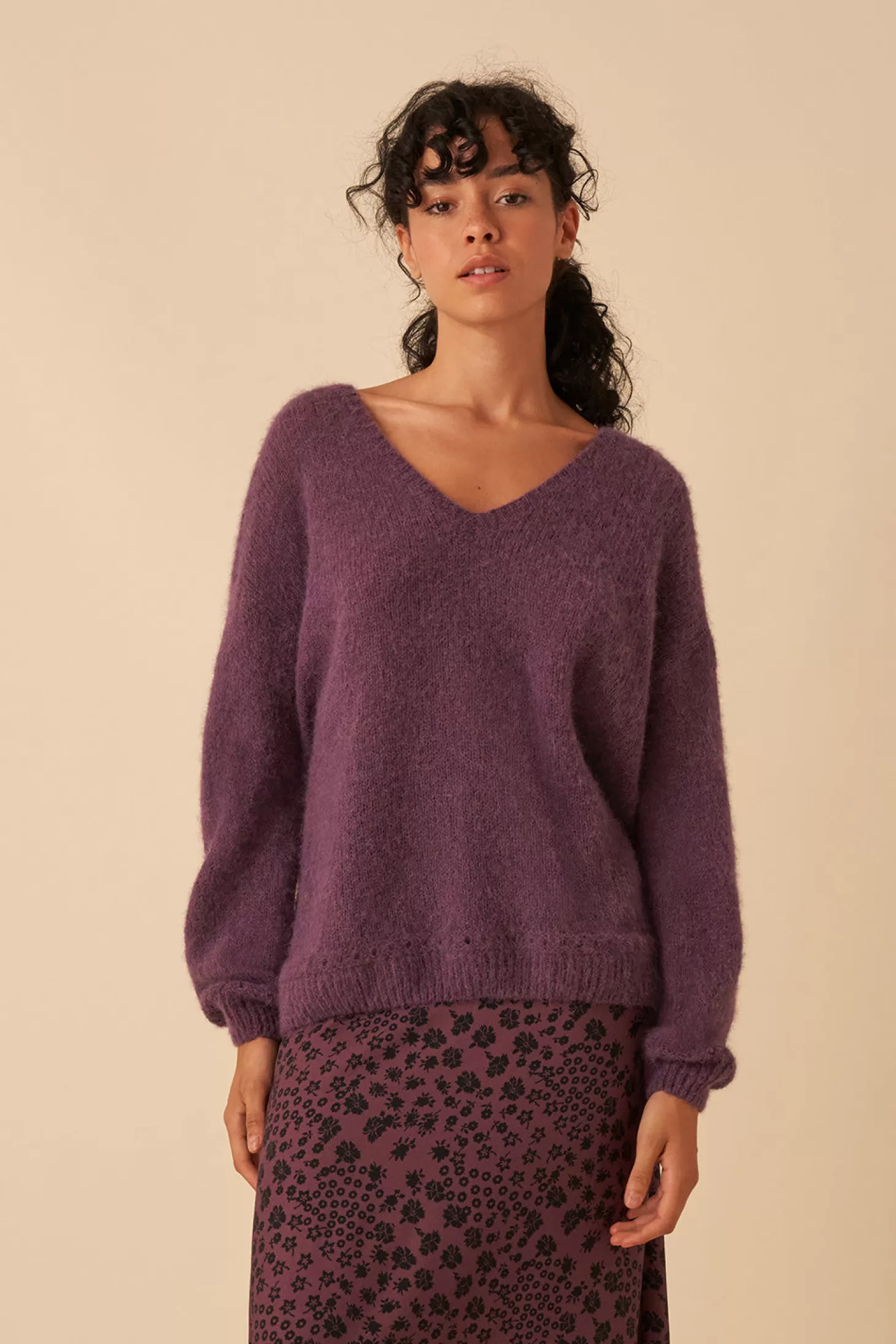 Des Petits Hauts Jumpers & Cardigans* danis jumper Violette