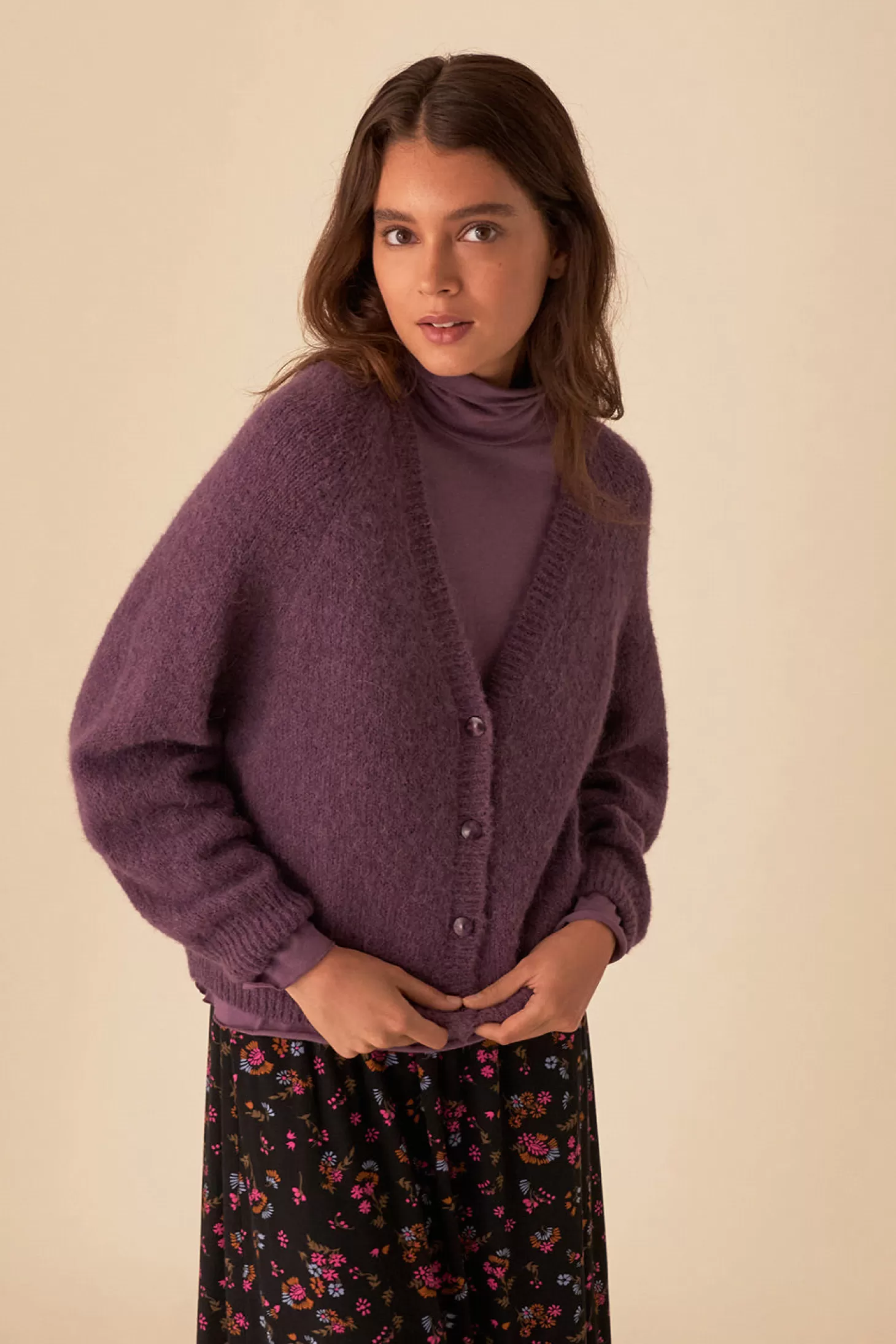 Des Petits Hauts Jumpers & Cardigans | View All* davy cardigan Violette