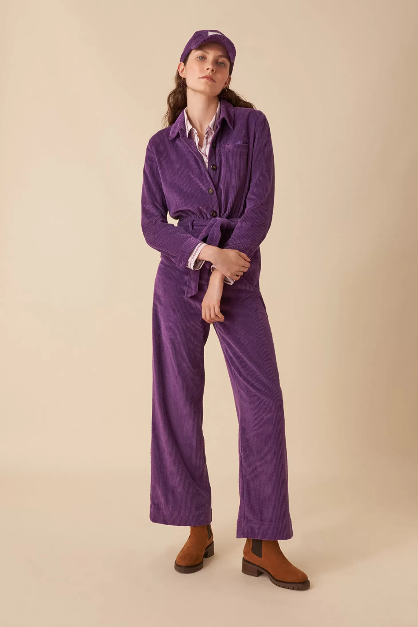 Des Petits Hauts French Toast Wardrobe | Trousers & Jumpsuits | View All* timotey jumpsuit Violette