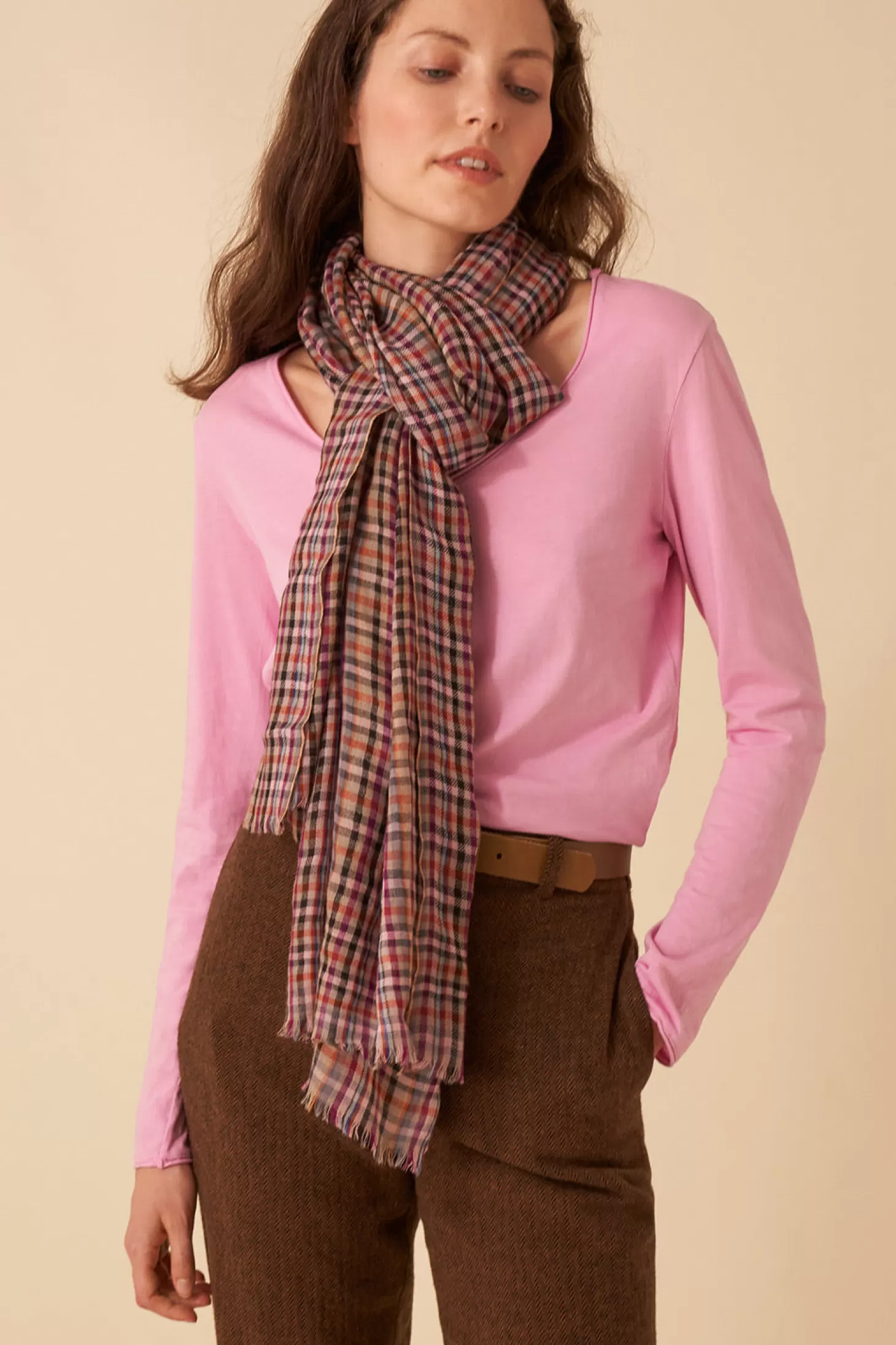 Des Petits Hauts Scarves & Hats | View All*wool scarf emely Praline